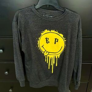 Smiley graphic sweatshirt